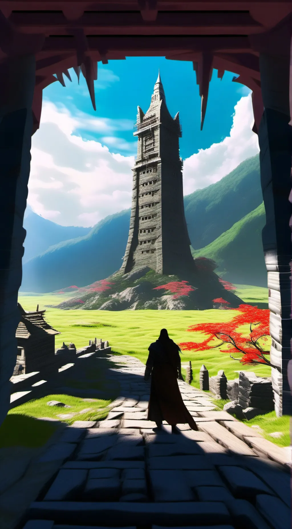 ai character: The Towers background