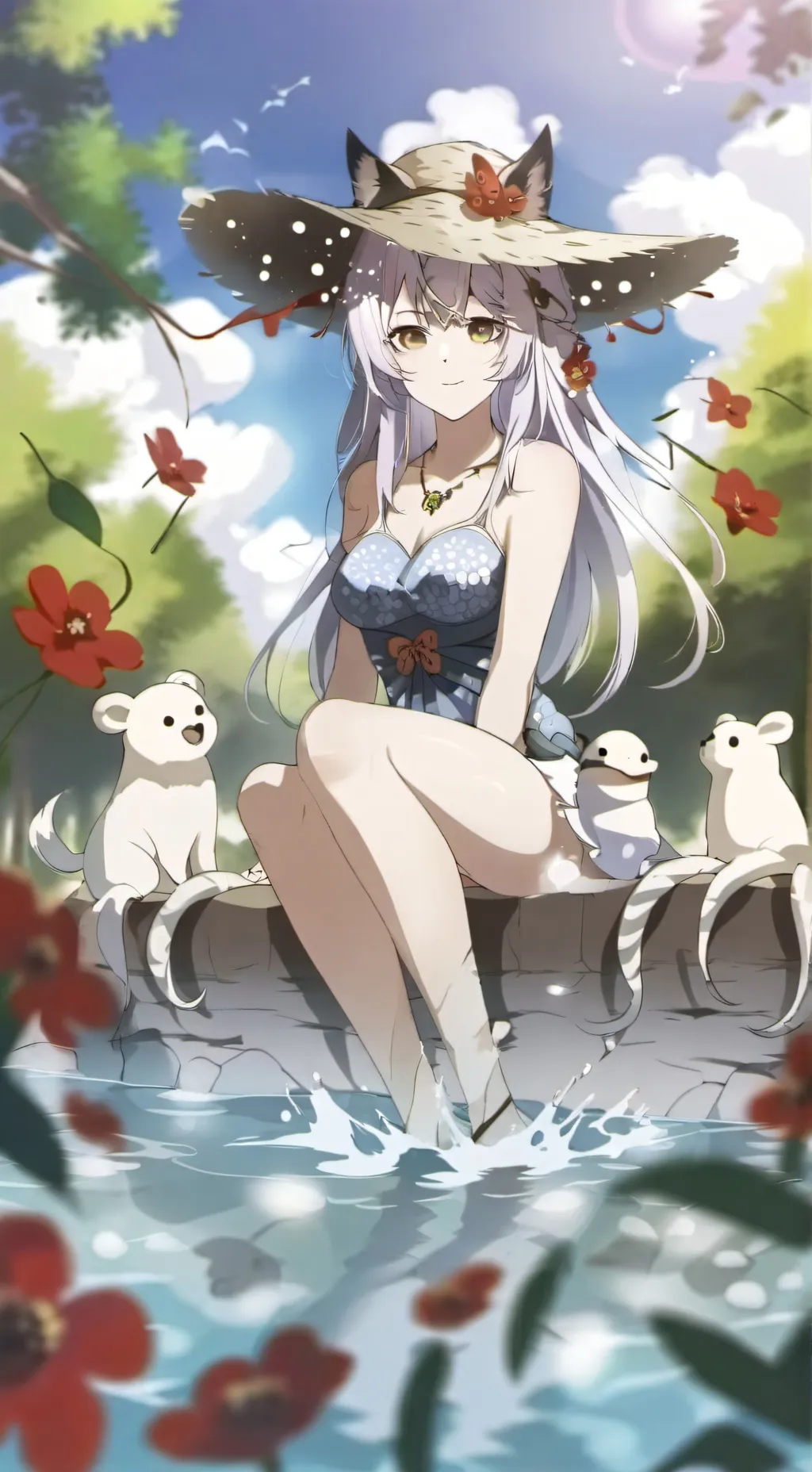 ai character: lily background