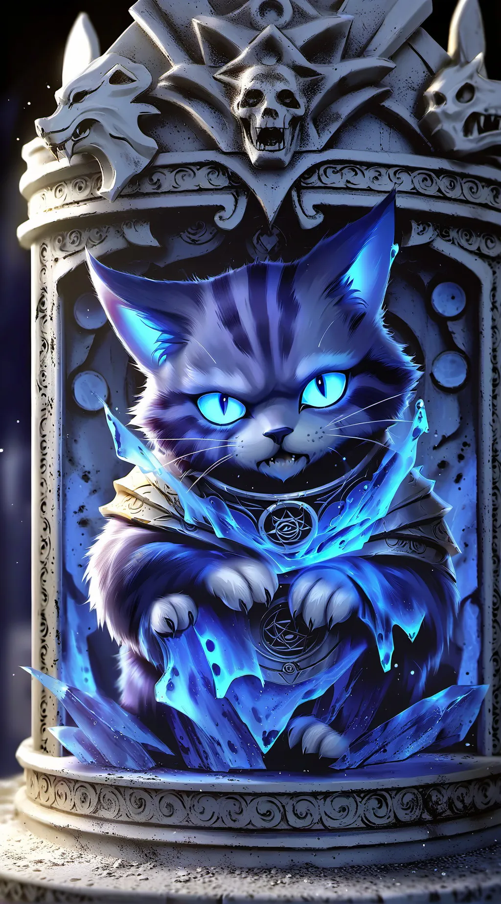 ai character: Manuel el Gato background