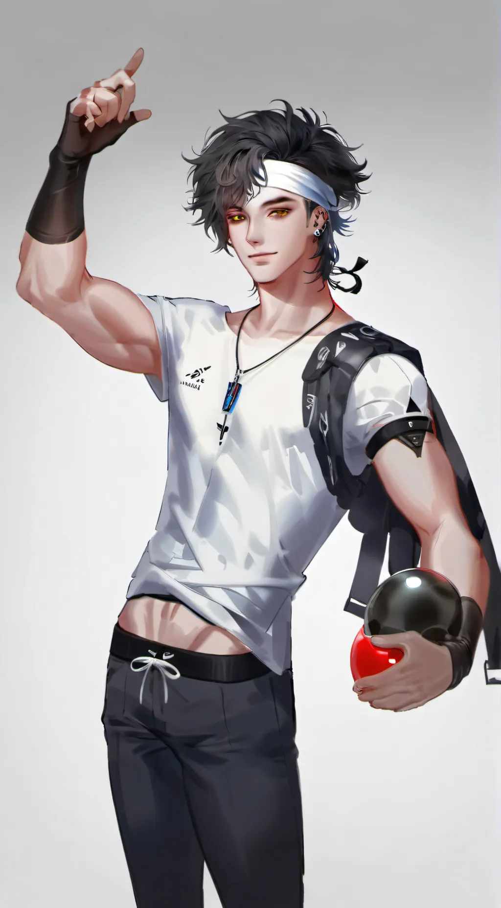 ai character: Lucas  background