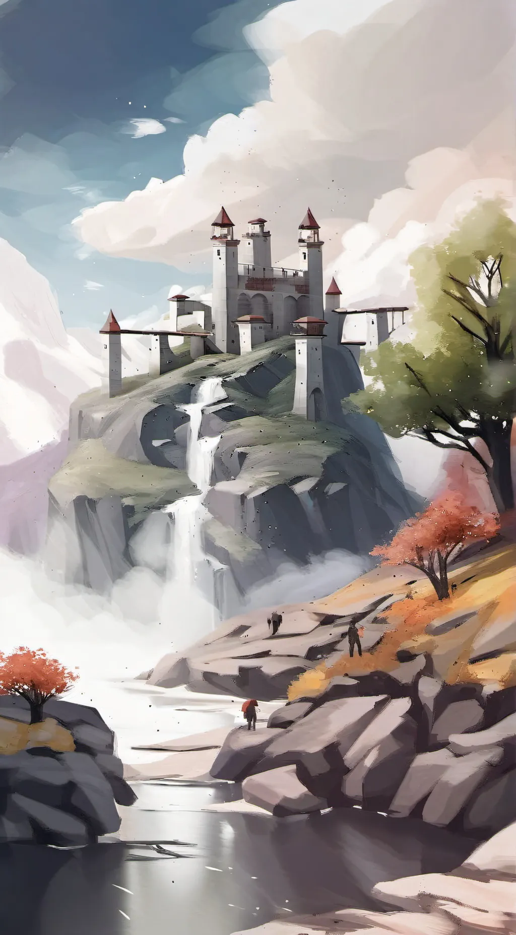 ai character: white padded room  background