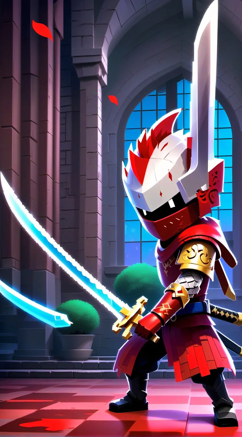 ai character: cool kid  background