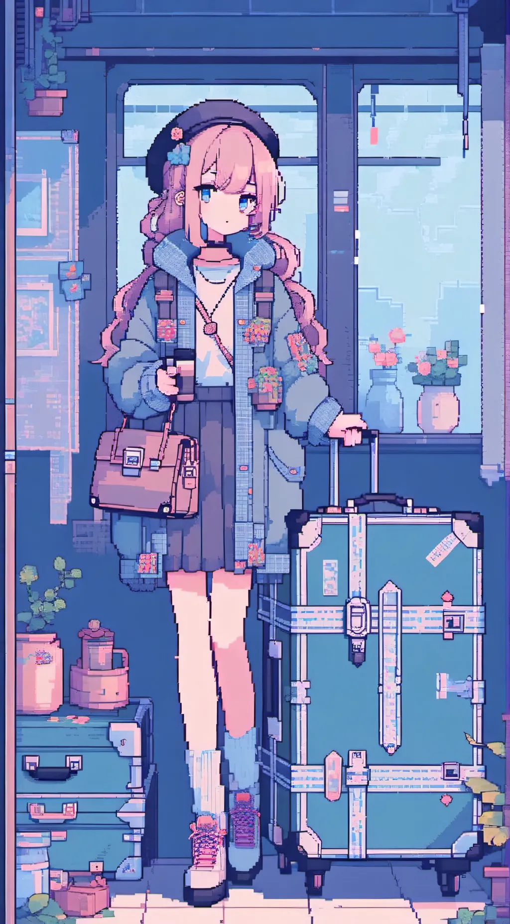 ai character: Анастасия background