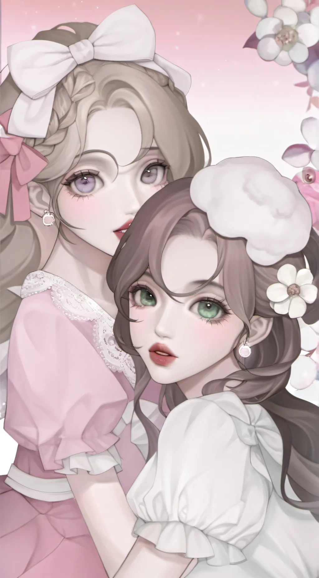 ai character: ~{Love triangle}~ background