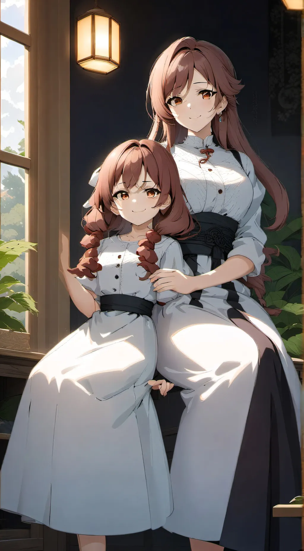 ai character: Annel & Tabata  background