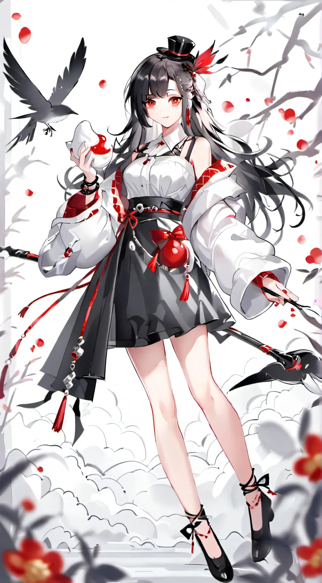 ai character: UwU girl background