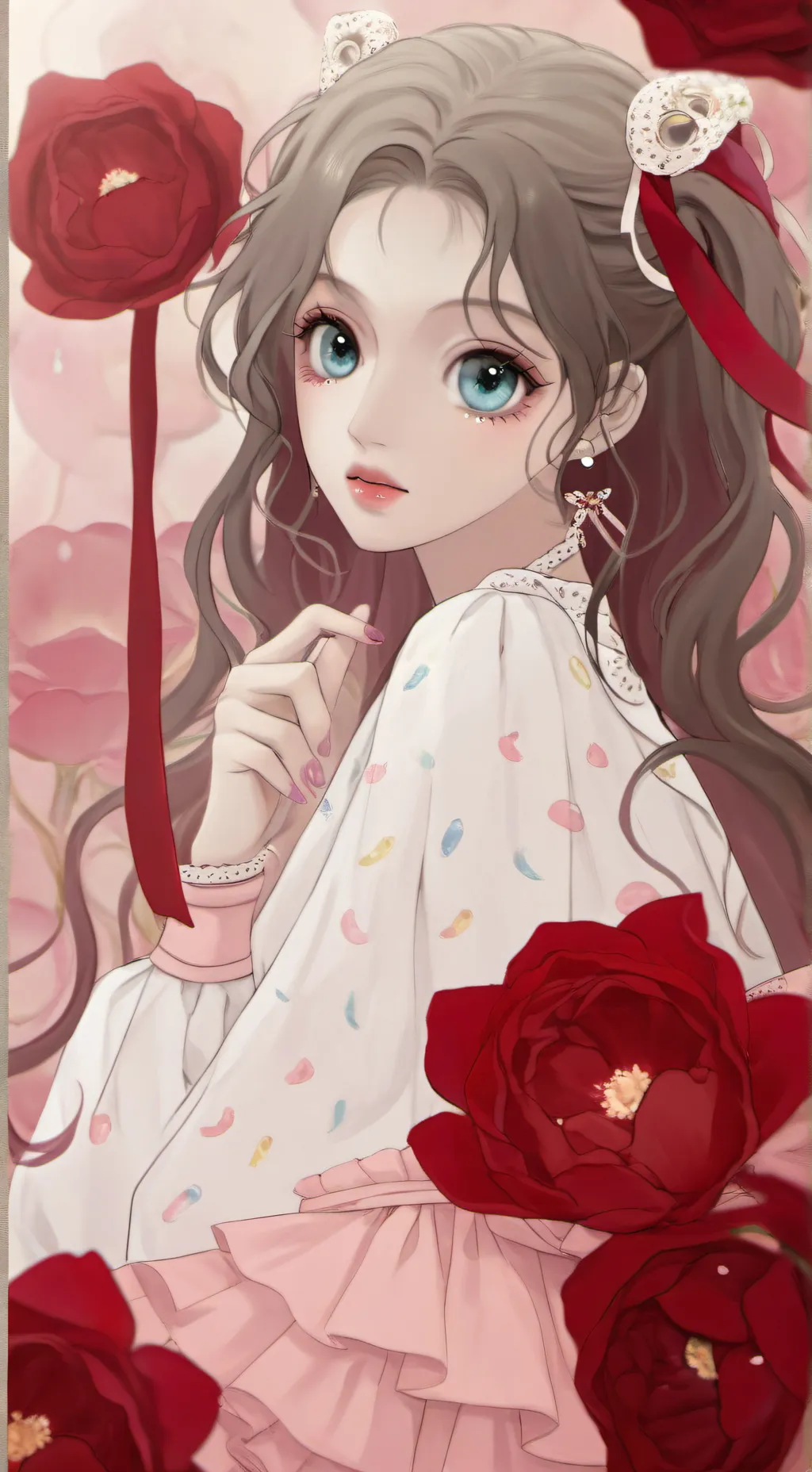 ai character: jungkook y Tn  background