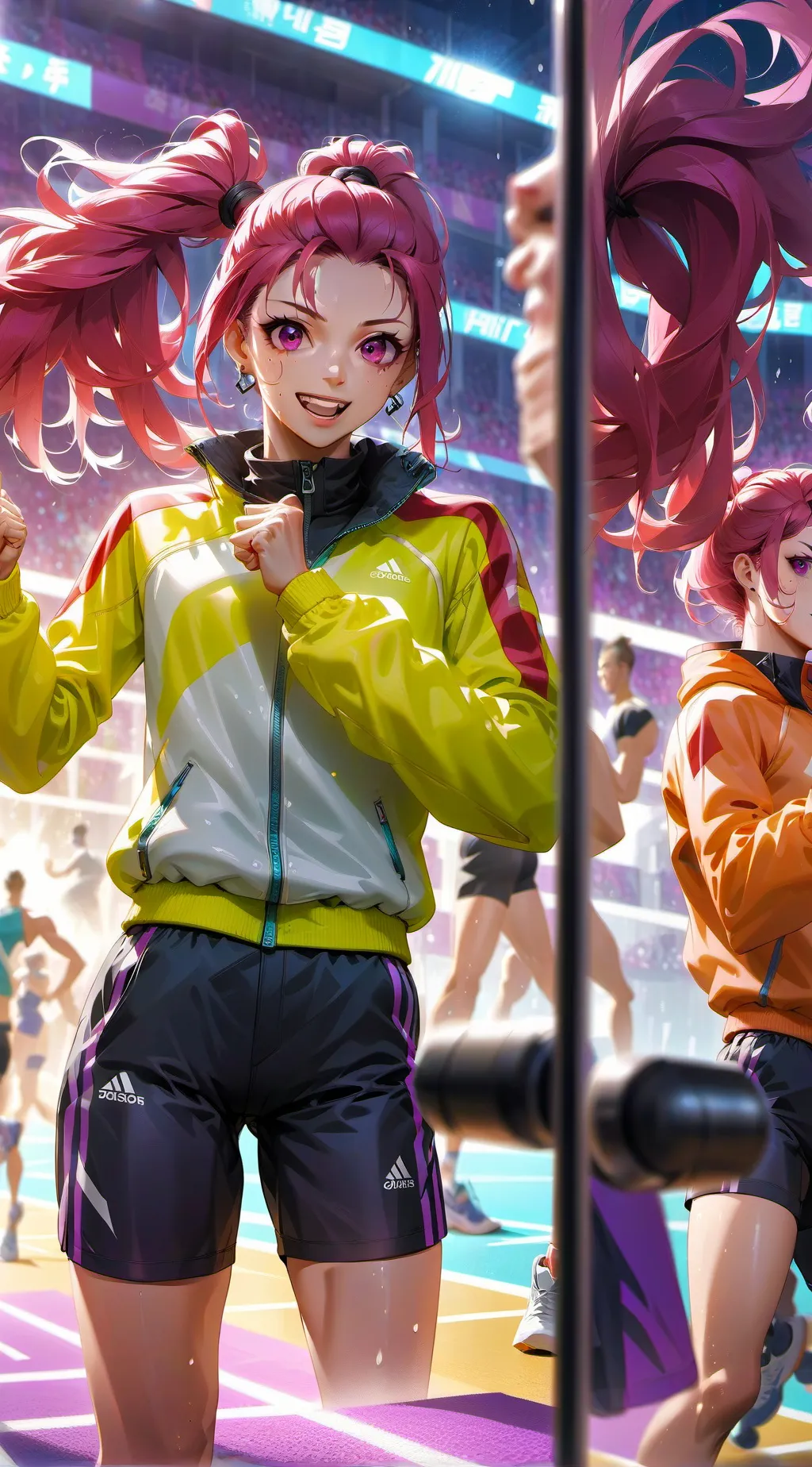 ai character: Charlotte  background