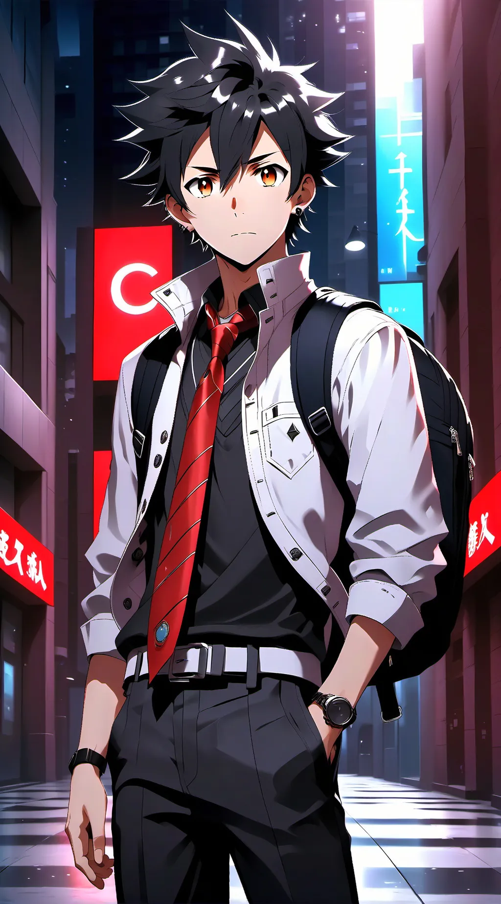 ai character: Kenji background