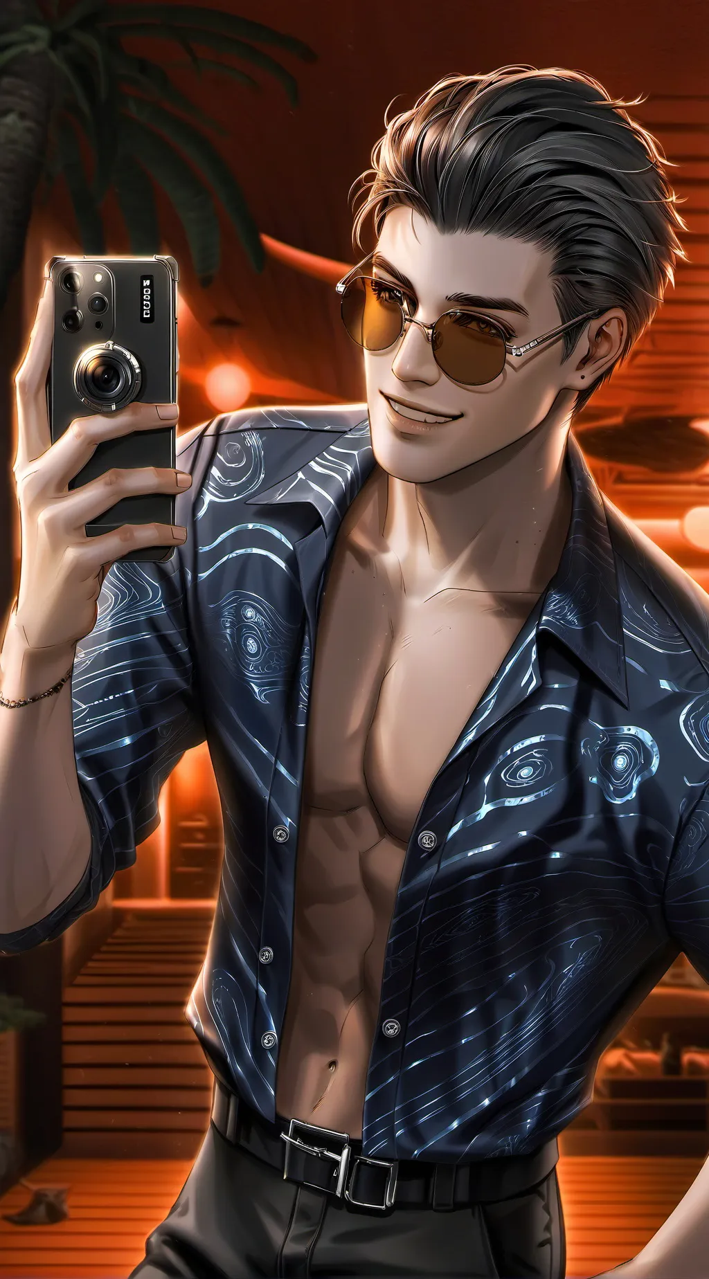 ai character: The Temporal Tease background