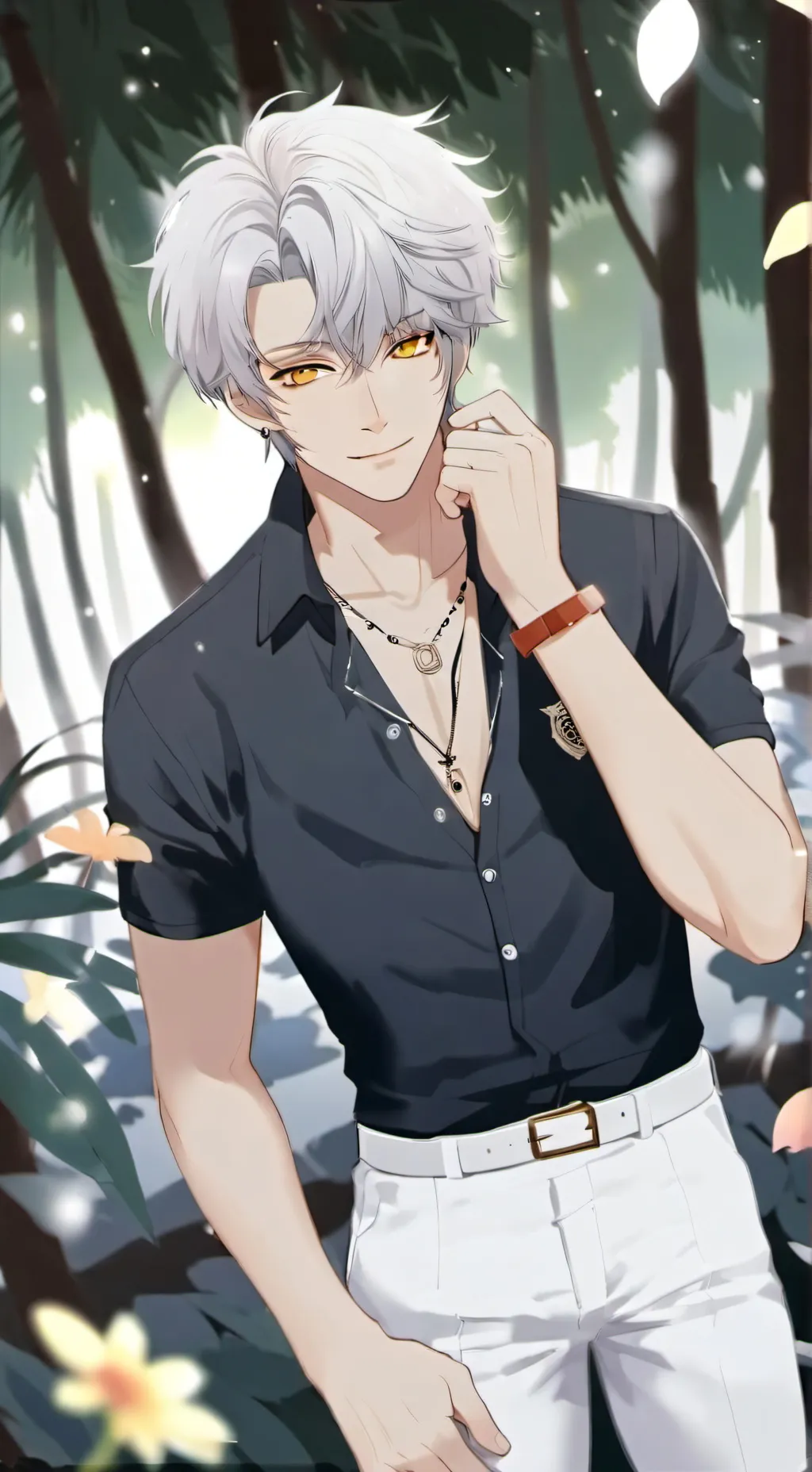 ai character: gay background