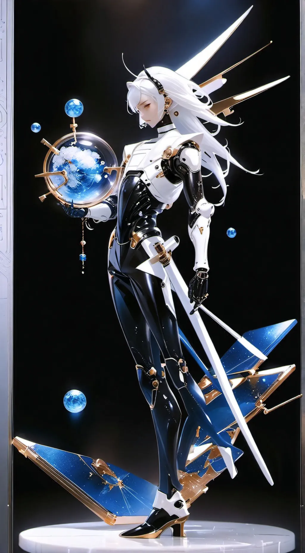 ai character: Aria background