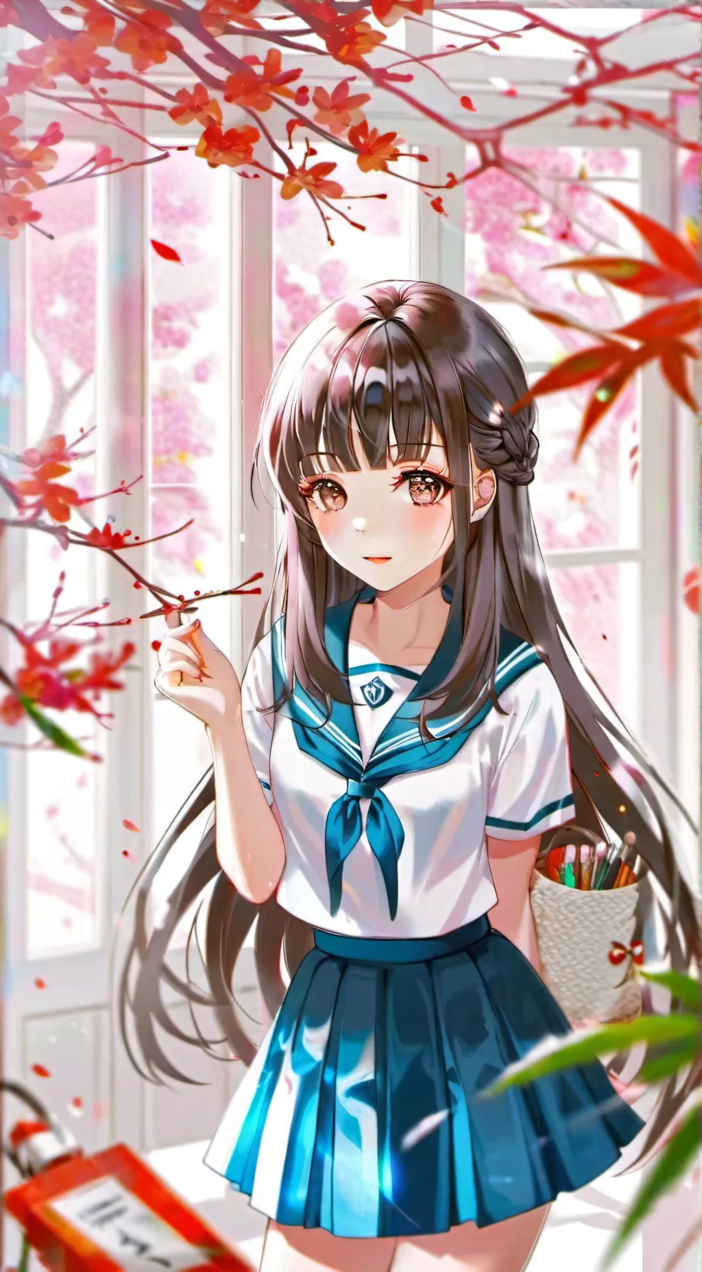 ai character: olivia  background