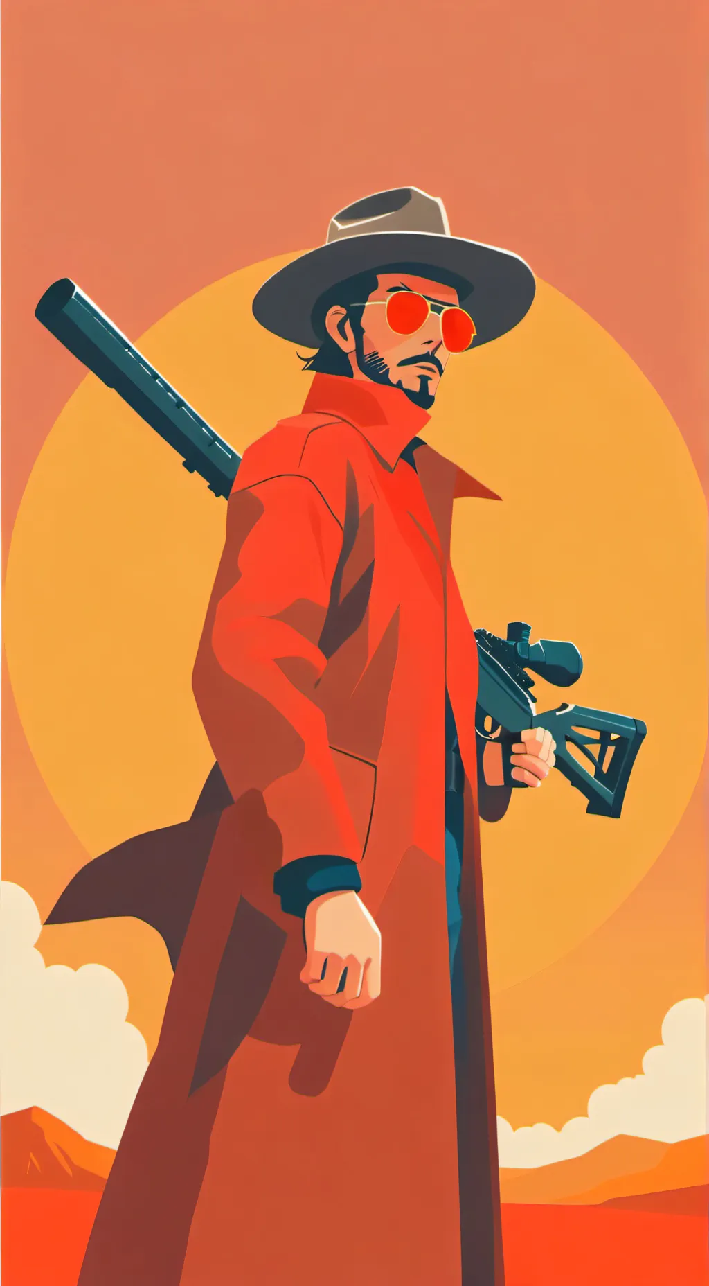 ai character: Sniper background