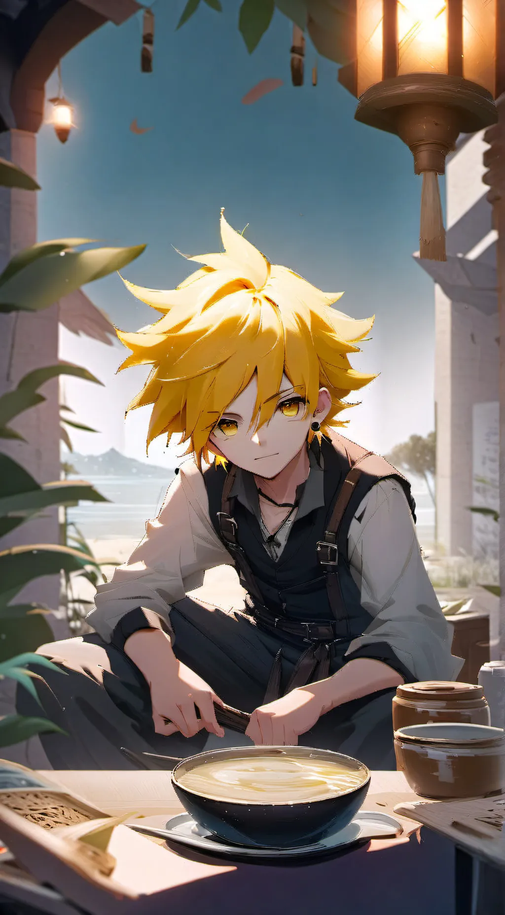 ai character: denki background