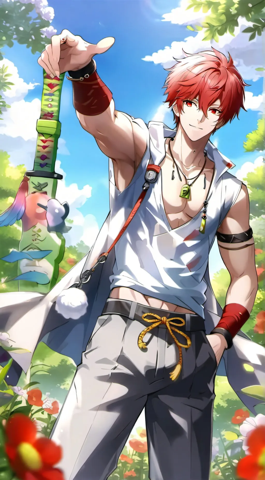 ai character: Rayen background