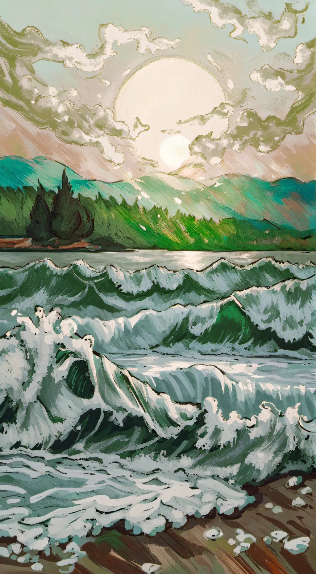 ai character: mha camping background