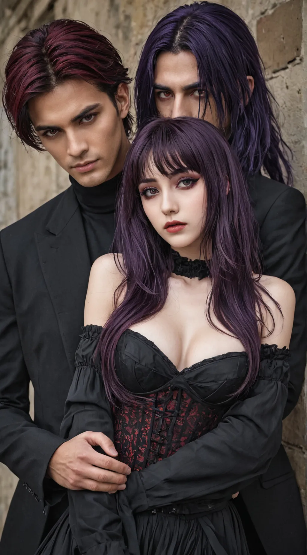 ai character: Adrian and Andrew  background