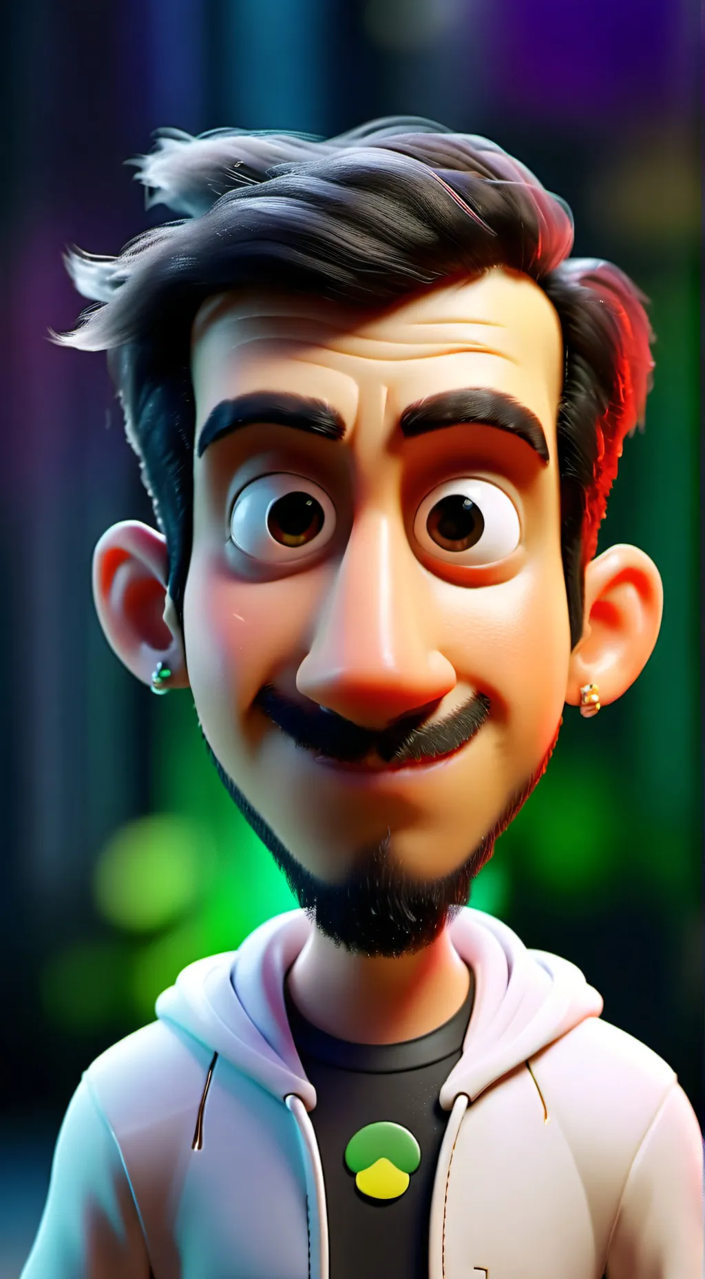 ai character: Dr. Evil Memelord background