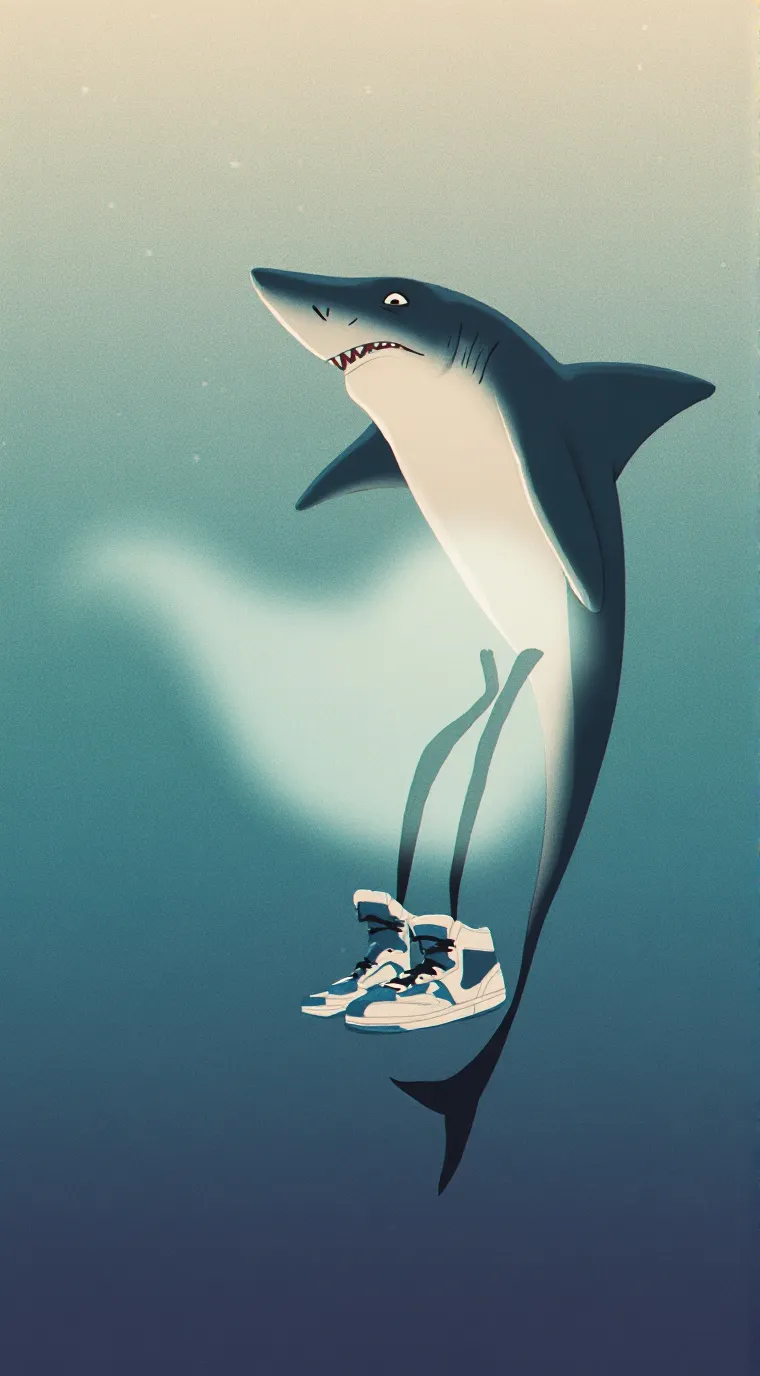 ai character: tralalelo tralala background