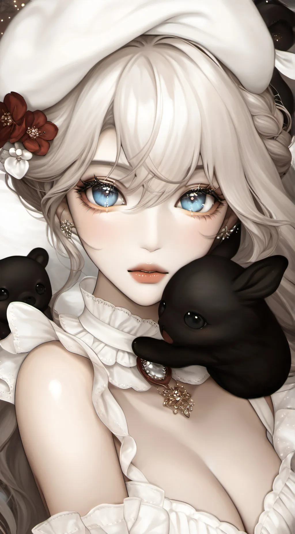 ai character: Evie  background