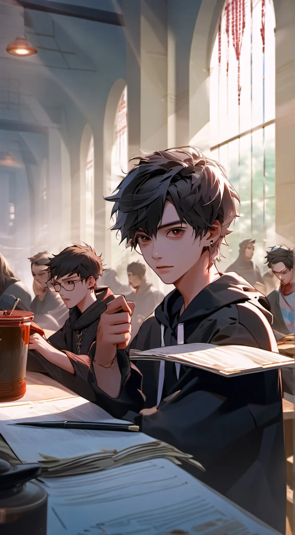 ai character: Hot Chair background