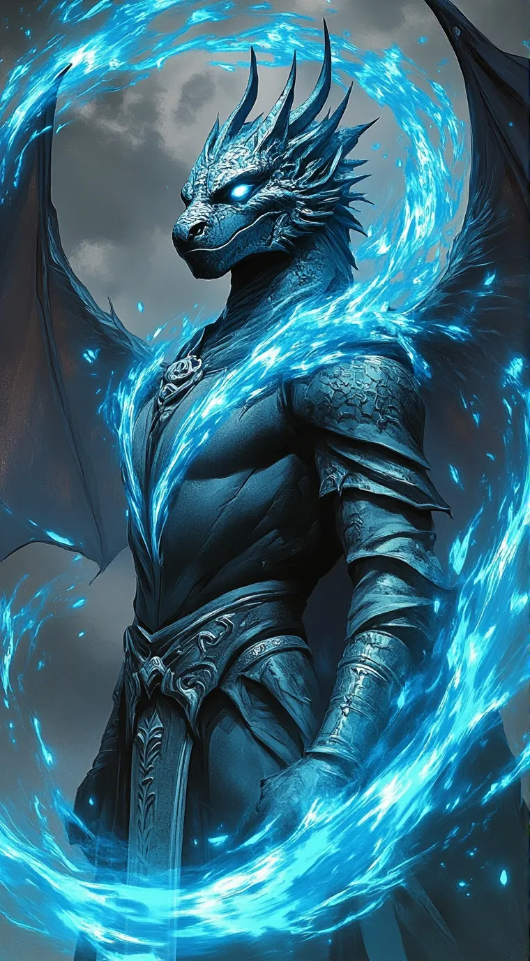 ai character: king of dragons background