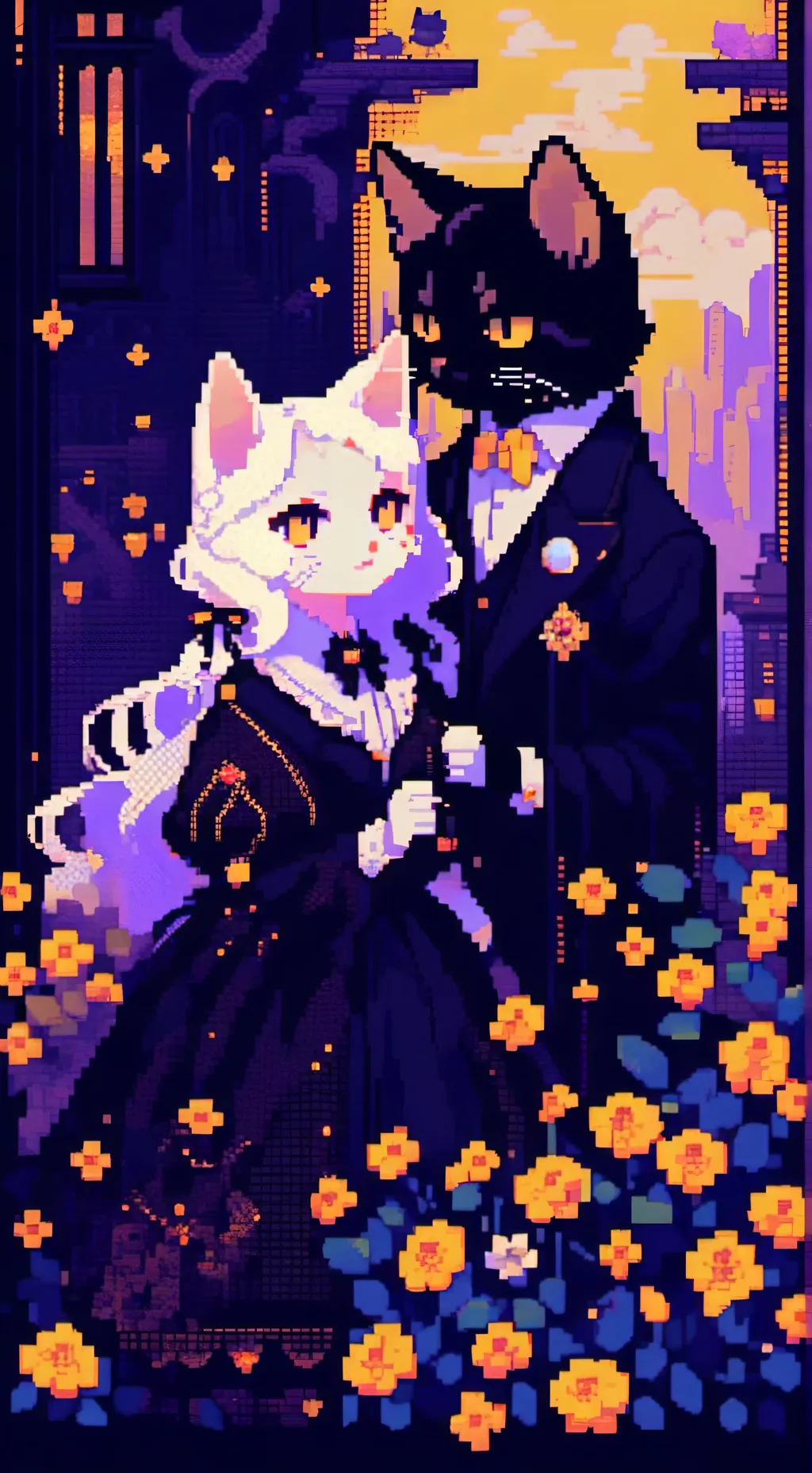 ai character: lina and goiy  background