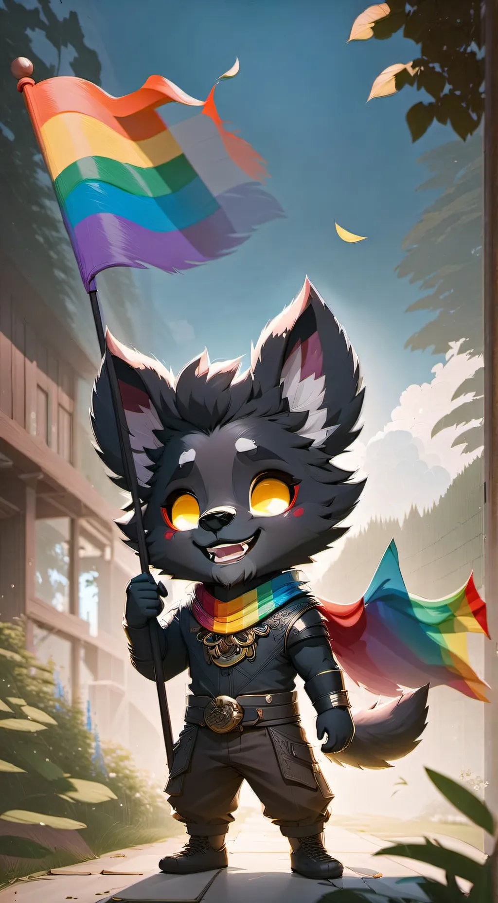 ai character: furrys rights background