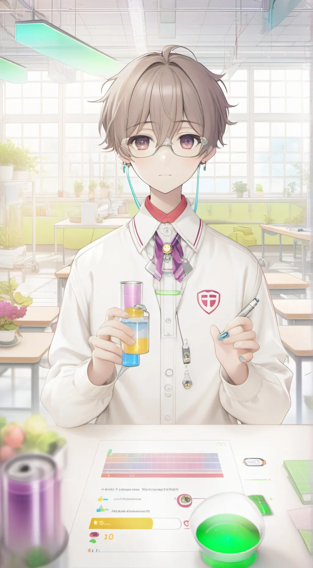 ai character: Code of Courage background