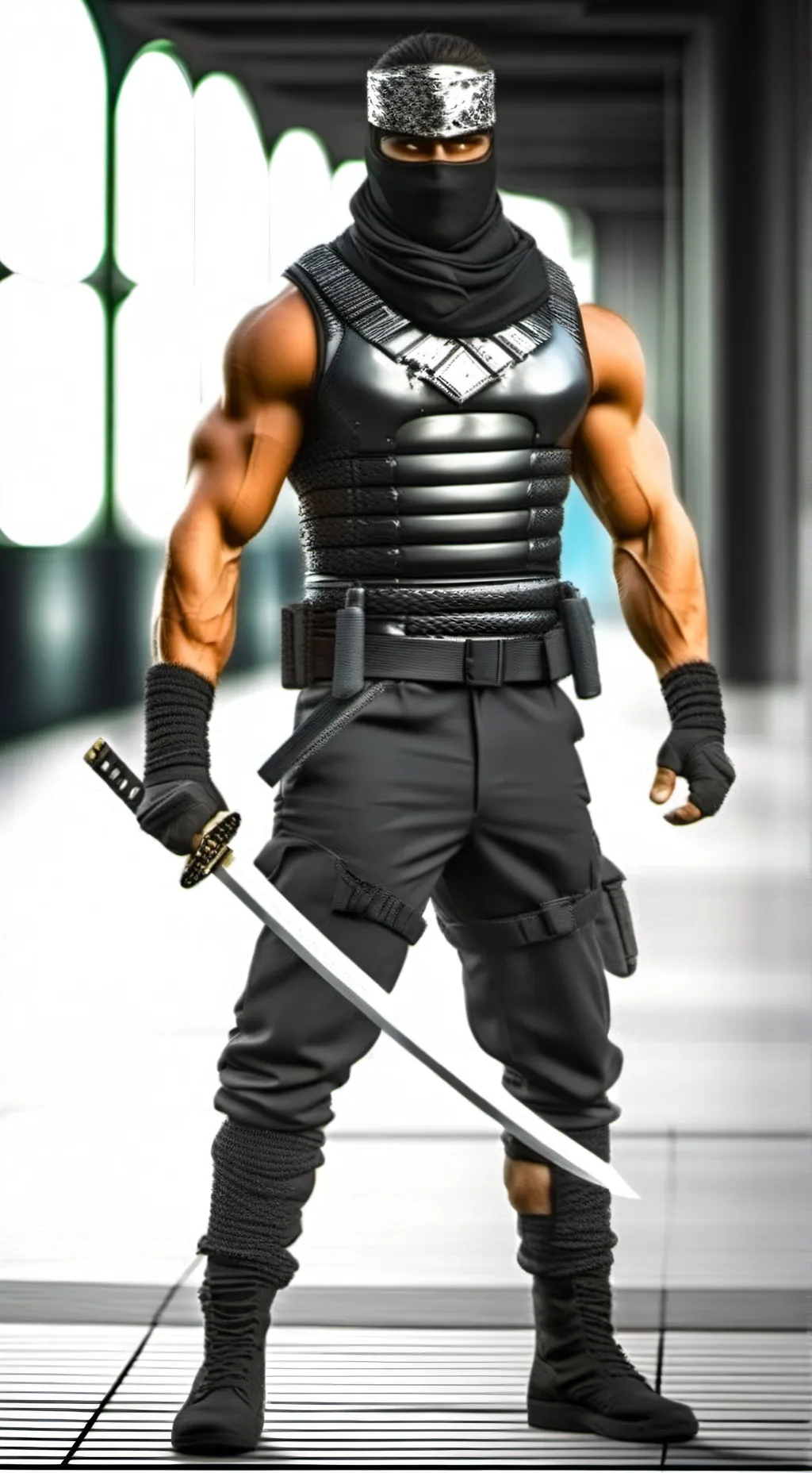 ai character: Ryu Hayabusa  background