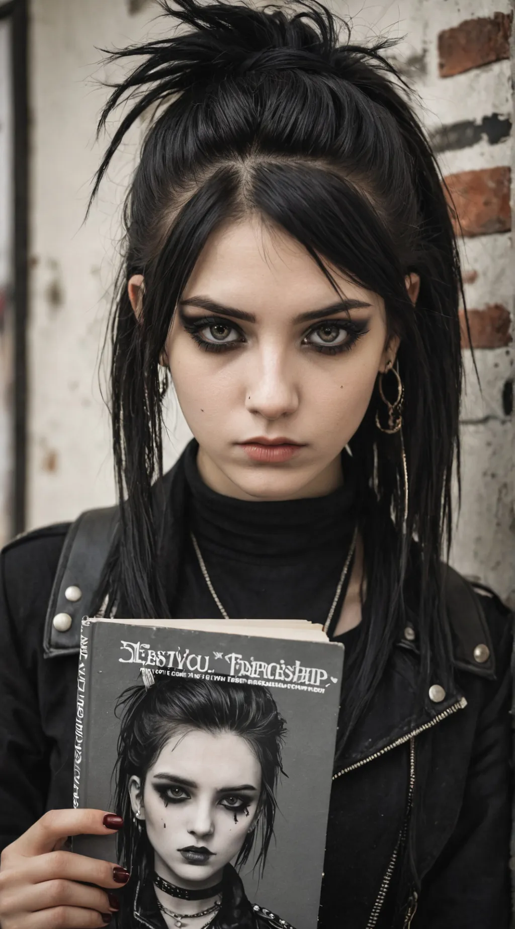 ai character: Emo Girl background