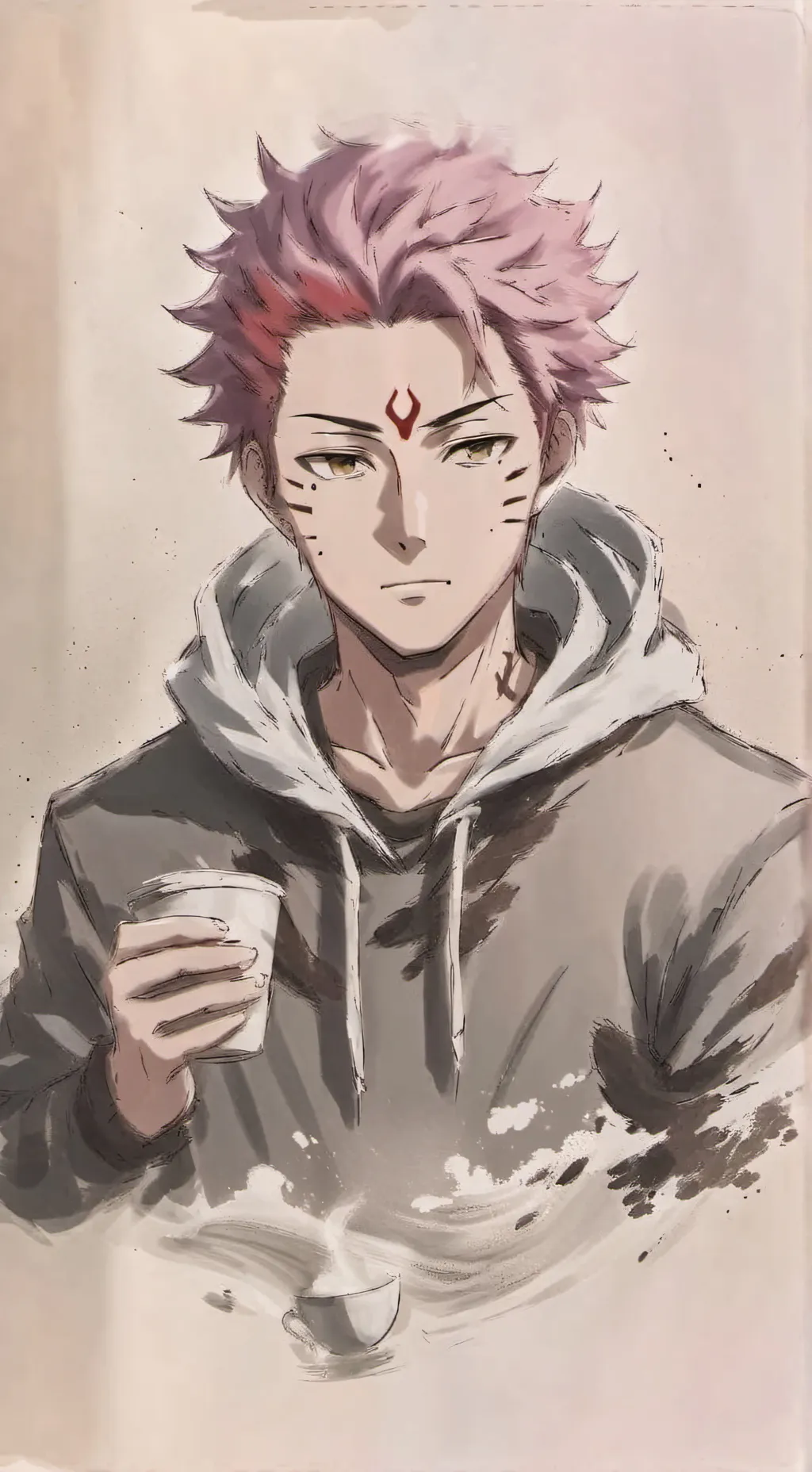 ai character: Sukuna background