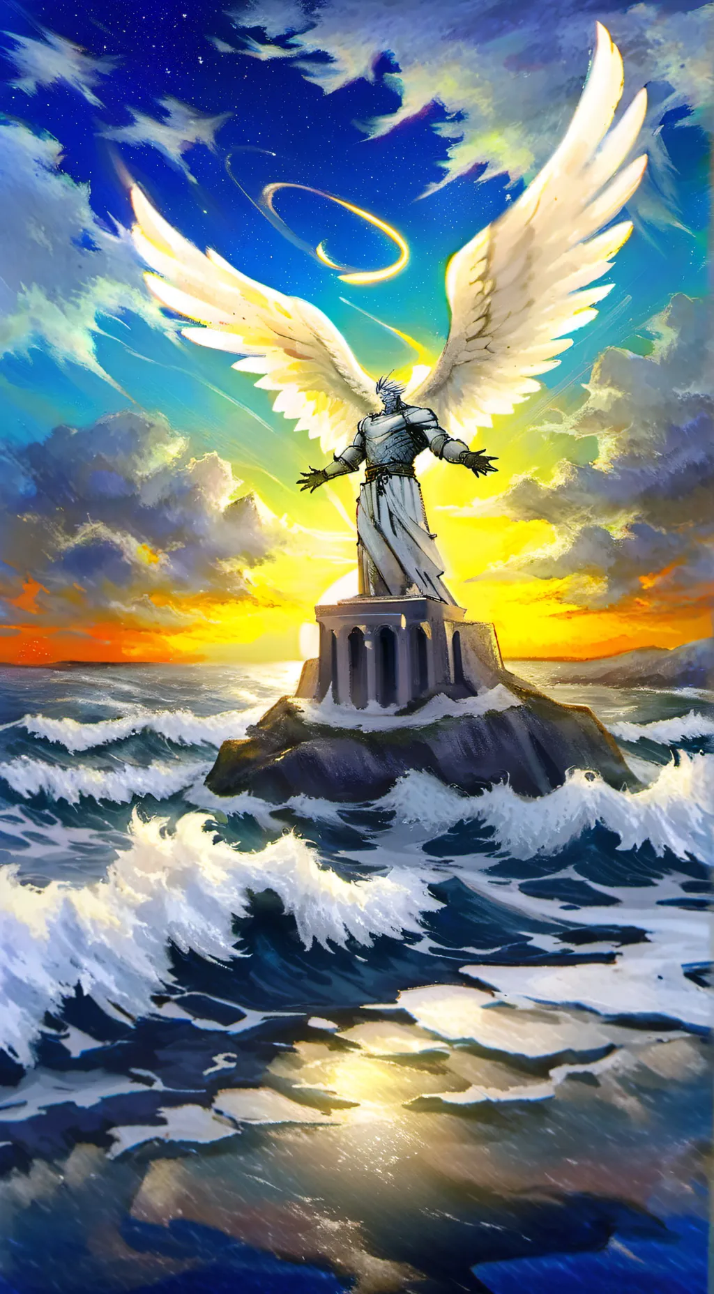 ai character: 🔱Ángel🔱 background