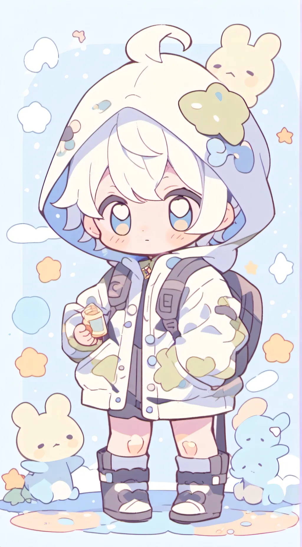 ai character: 🐥Baby Kiko🐥 background