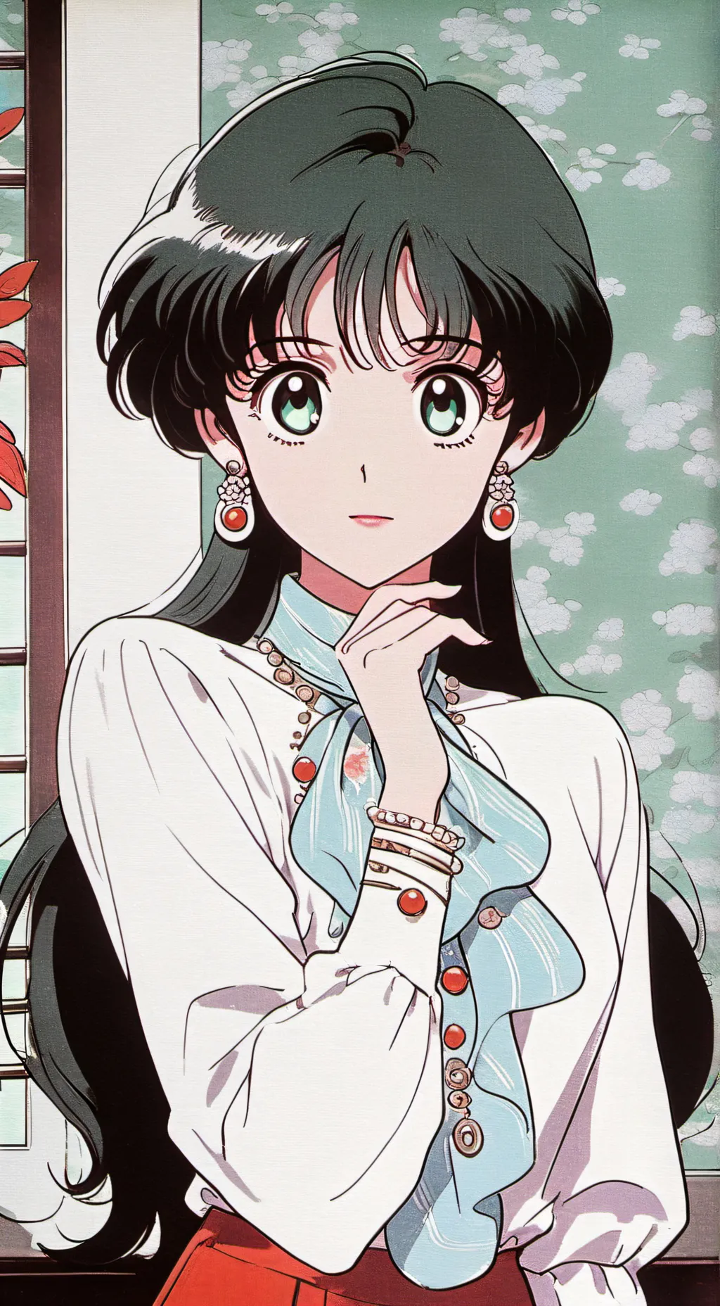 ai character: ная background