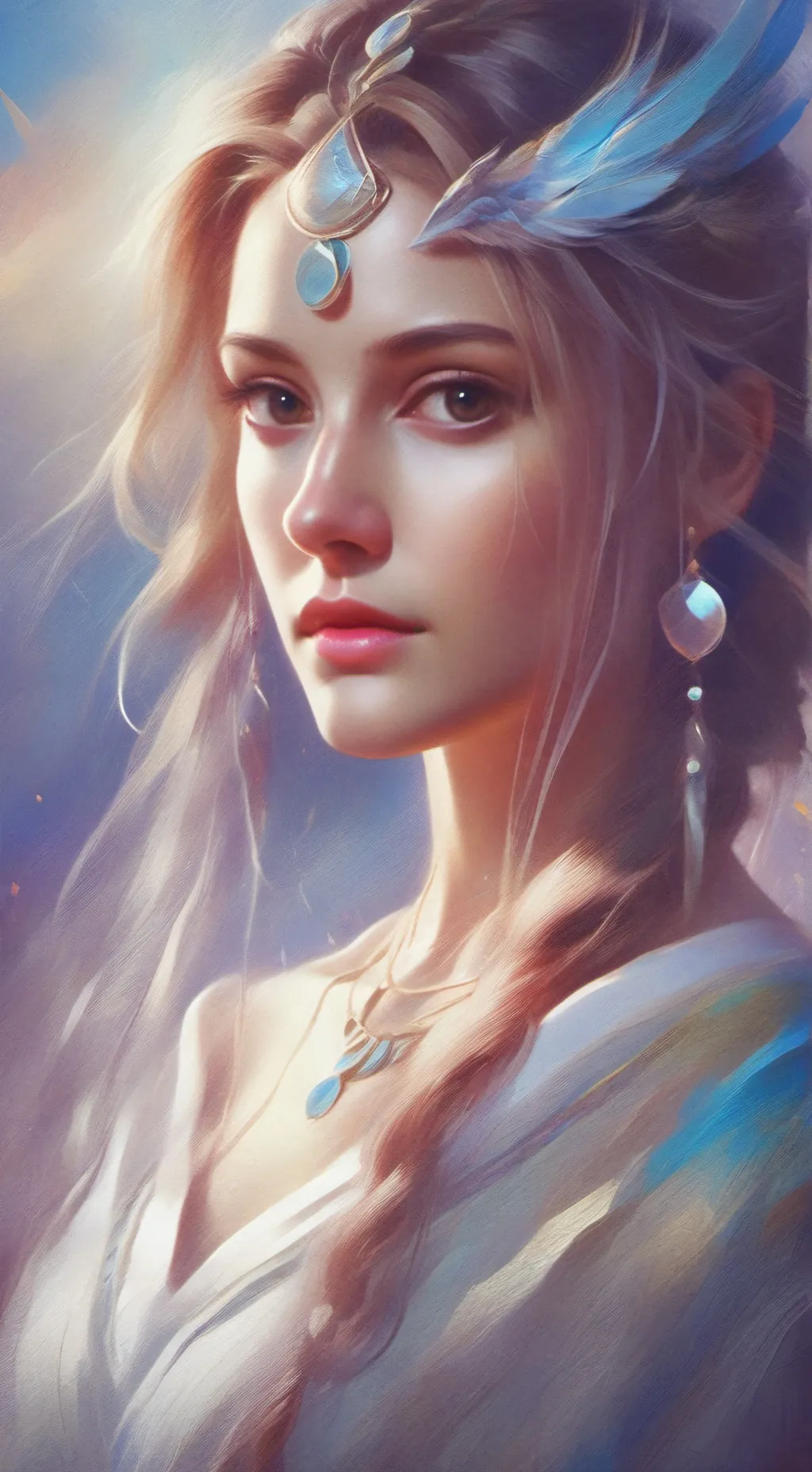 ai character: focus background