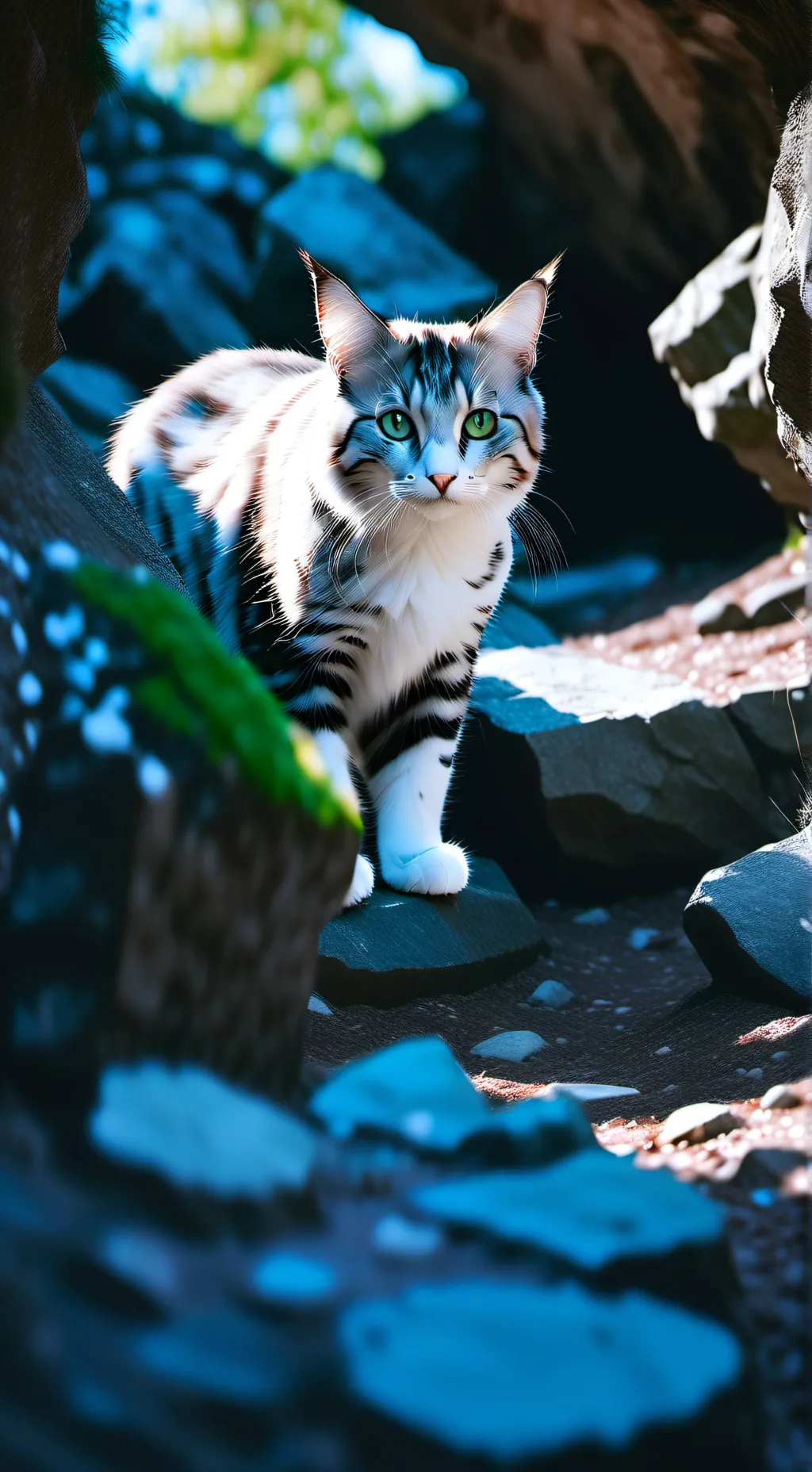 ai character: demi-lune background