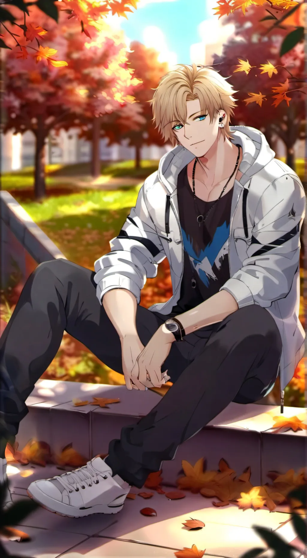 ai character: Bakugo (test) background