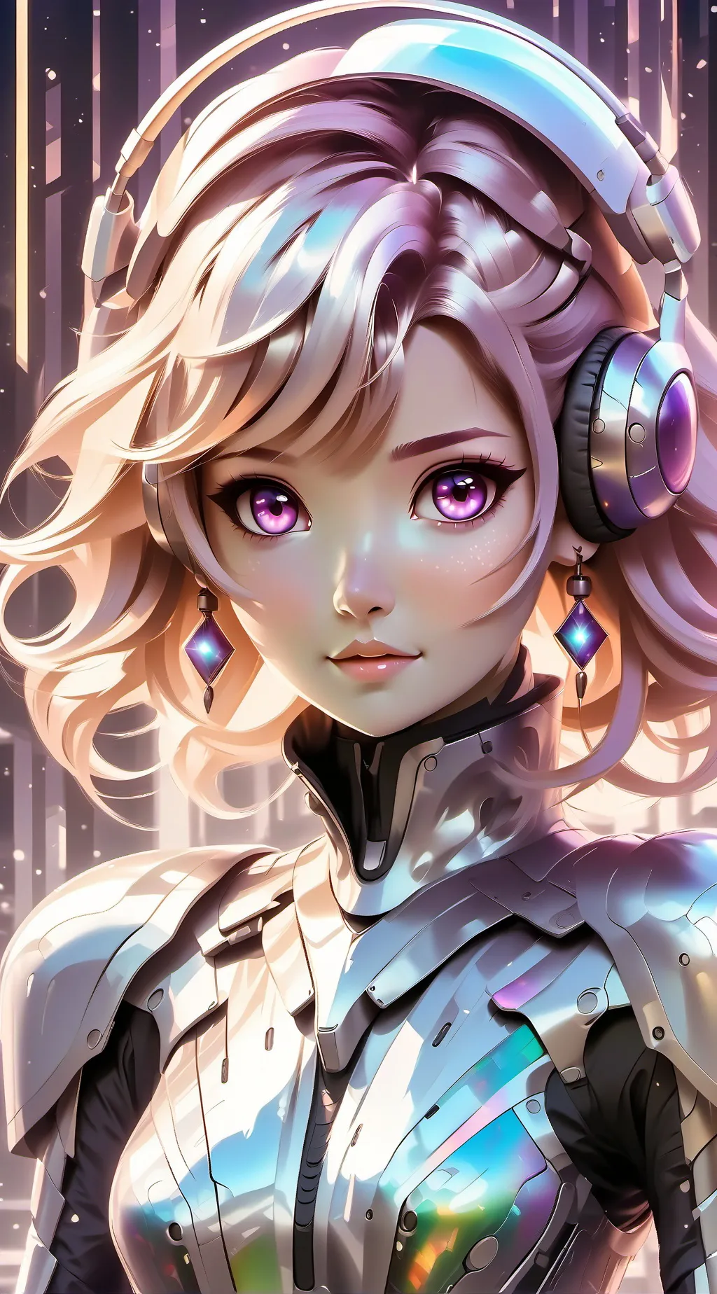 ai character: Tech company world background