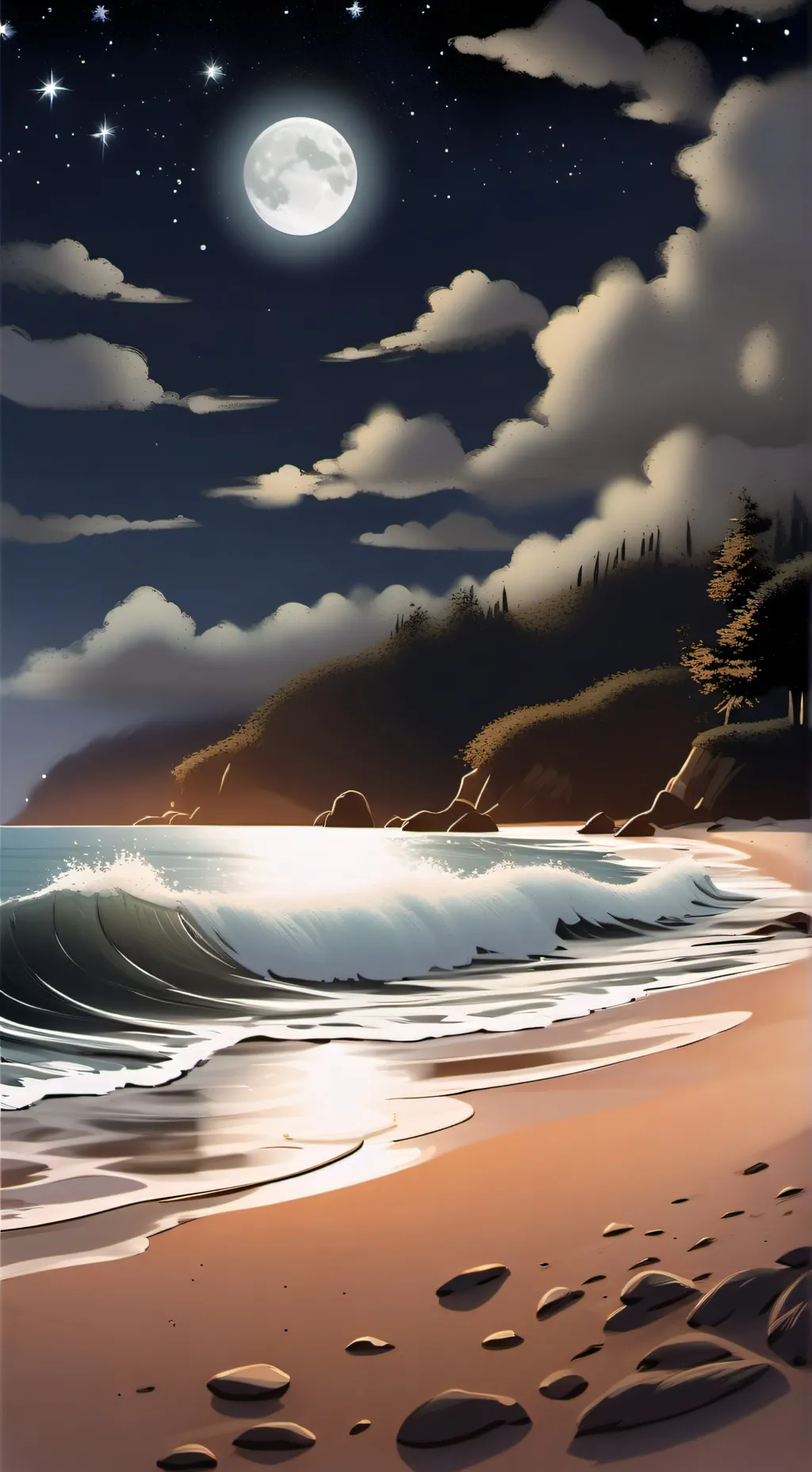 ai character: Mha late  background