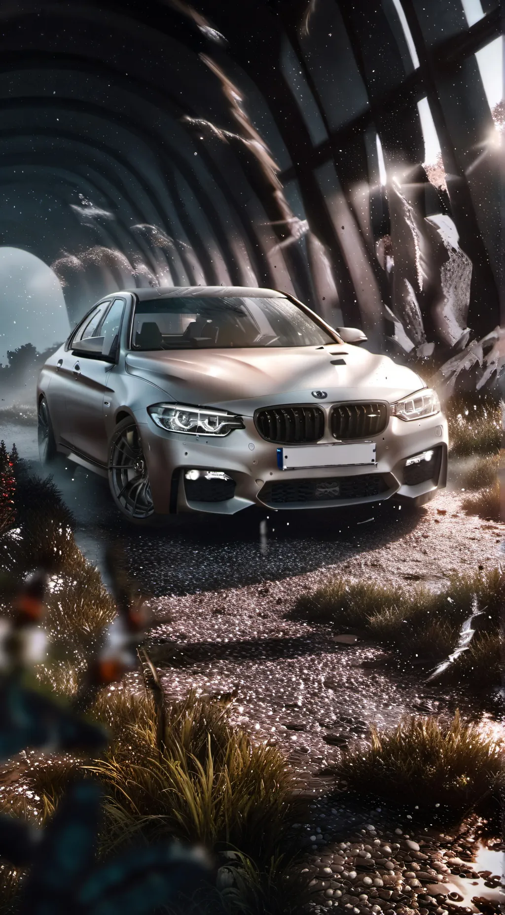 ai character:  sh background