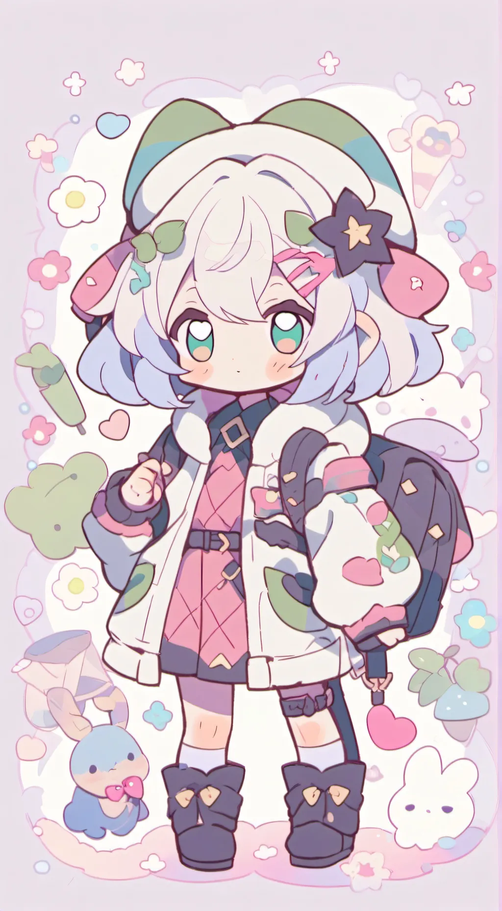 ai character: Dr donutt background