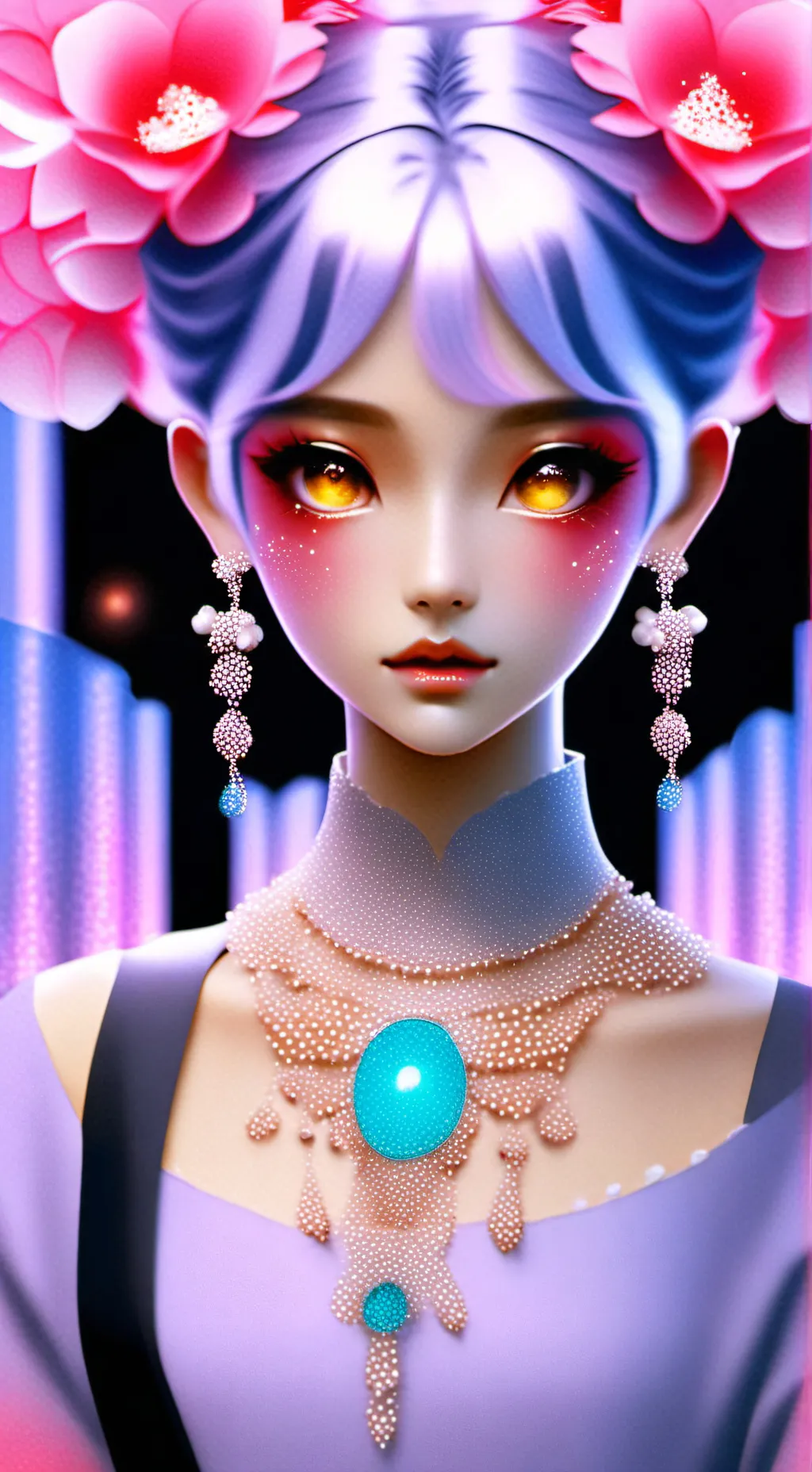 ai character: keisha morada background