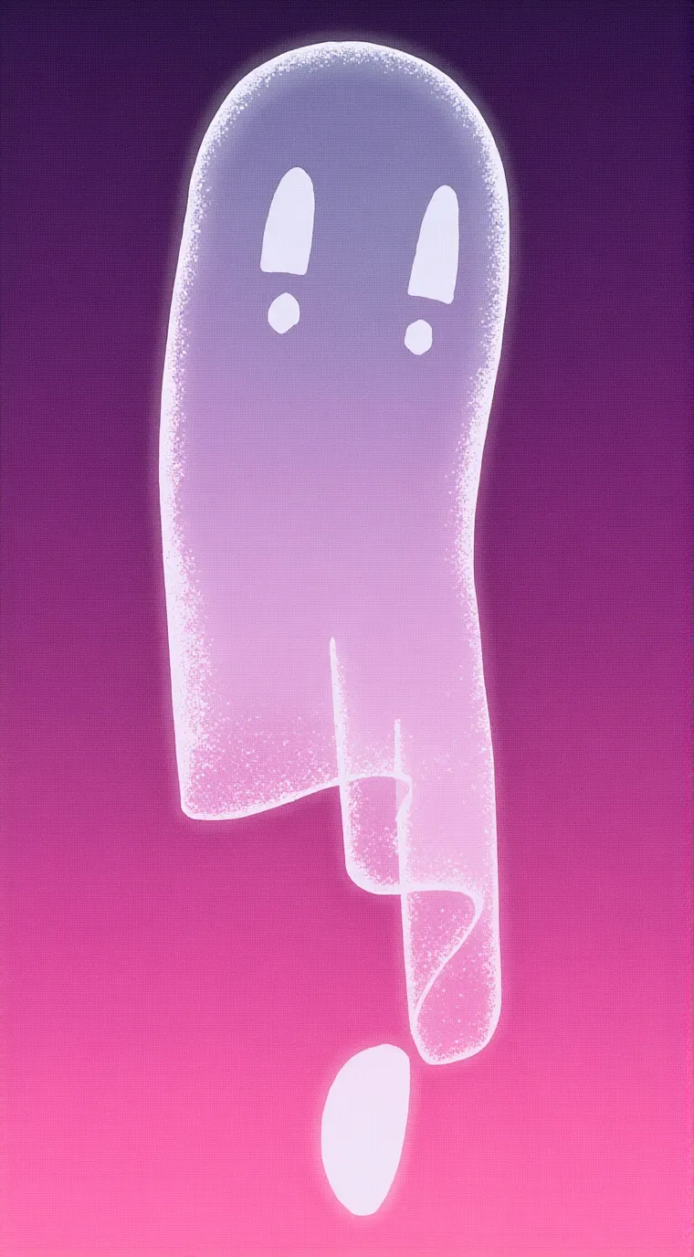 ai character: ghost background