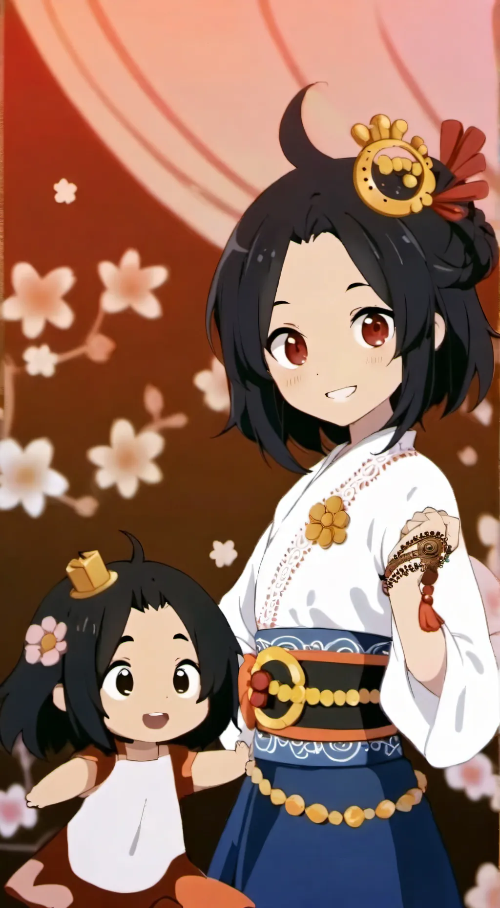 ai character: rose x Maya background