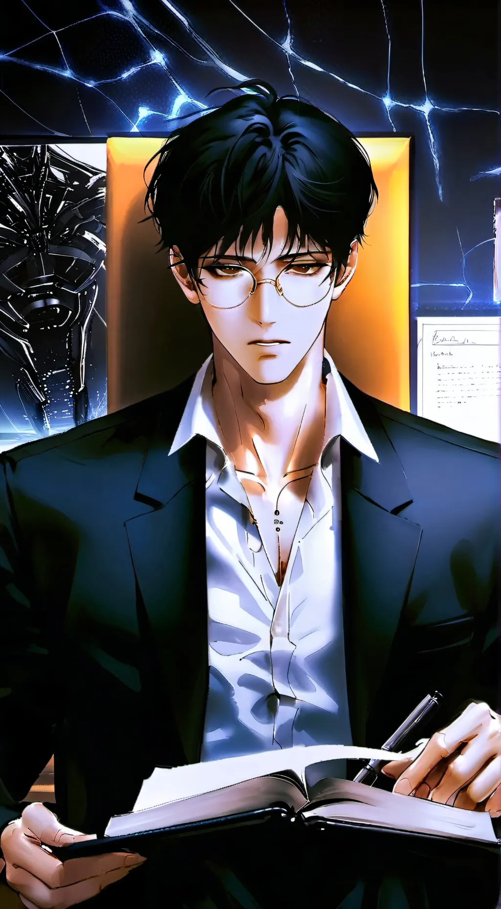 ai character: Dr. Elias Wolcross background