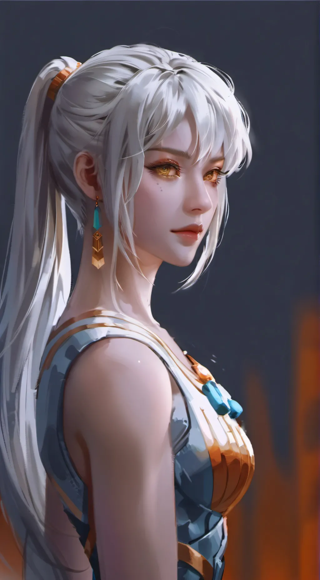 ai character: ishino  background