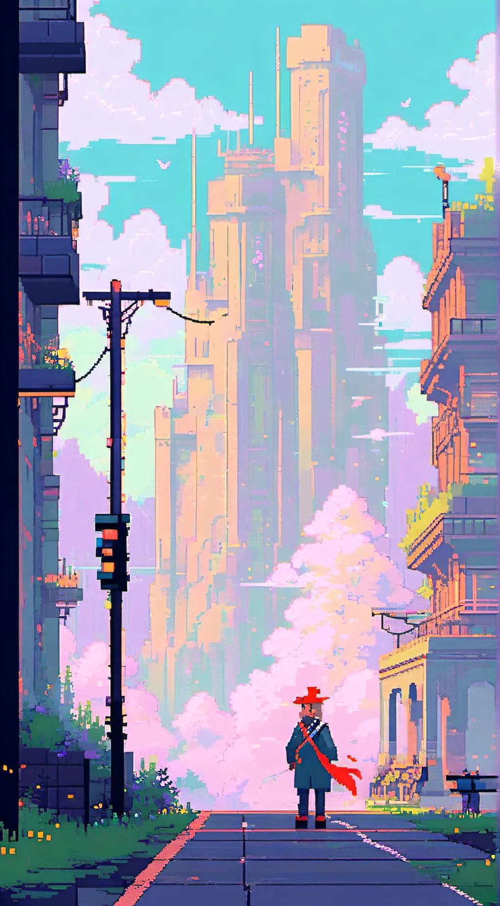 ai character: Beach day background