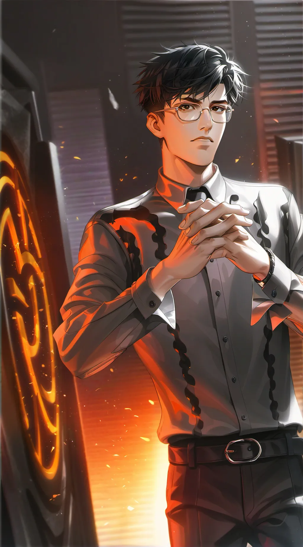 ai character: bruno  background